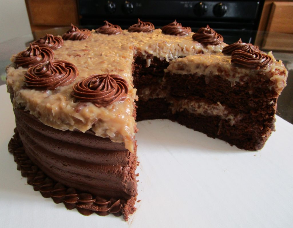 German Chocolate Cake From Scratch Charliethecookandrews