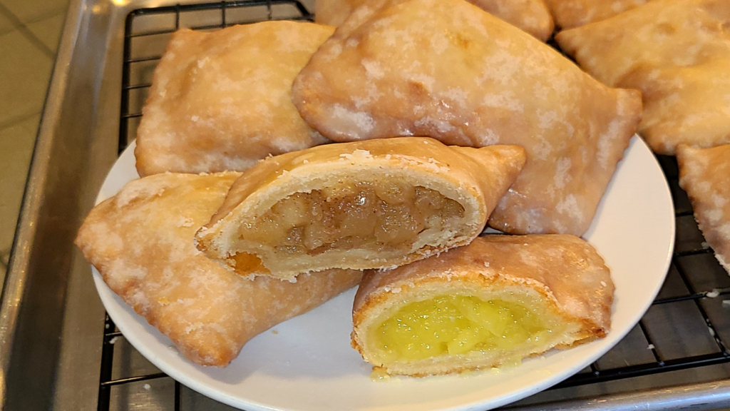 Fried Lemon and Apple pies